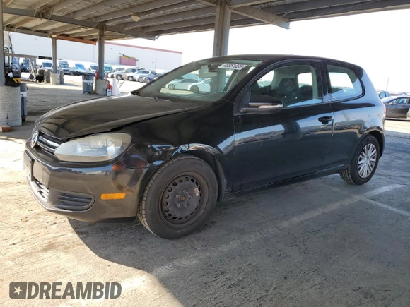 2010 Volkswagen Golf with VIN WVWBB7AJ1AW219213, listed as a Copart auction lot 48861035 with 189,745 mi miles and Clean Title. Bid and sale history available at carsss.com. Image 1.