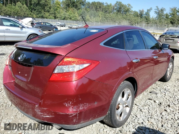 2010 Honda Accord Crosstour EX-L with VIN 5J6TF1H55AL002290, listed as a Copart auction lot 68713684 with 143,932 mi miles and Salvage Title. Bid and sale history available at carsss.com. Image 3.