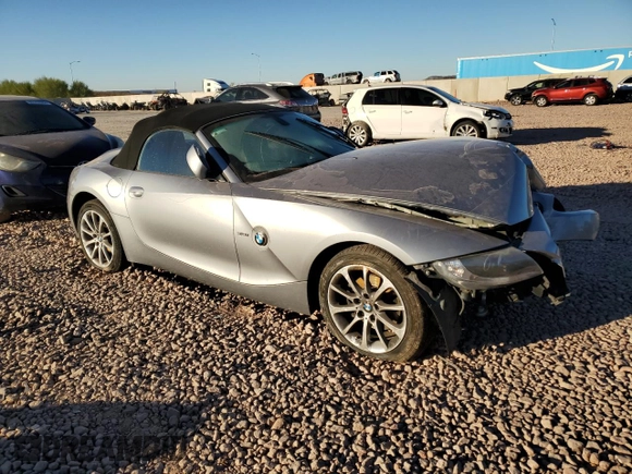 2007 BMW Z4 3.0i with VIN 4USBU33517LW73274, listed as a Copart auction lot 80694134 with 88,736 mi miles and Clean Title. Bid and sale history available at carsss.com. Image 4.