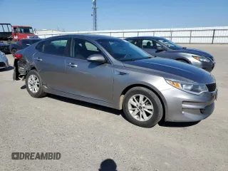 2016 Kia Optima LX with VIN 5XXGT4L36GG076611, listed as a Copart auction lot 50027415 with 150,762 mi miles and Salvage Title. Bid and sale history available at carsss.com. Image 4.