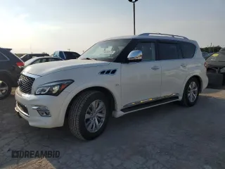 2016 Infiniti QX80 with VIN JN8AZ2NC7G9400172, listed as a Copart auction lot 62235775 with 156,712 mi miles and Clean title. Bid and sale history available at DreamBid. Image 1.
