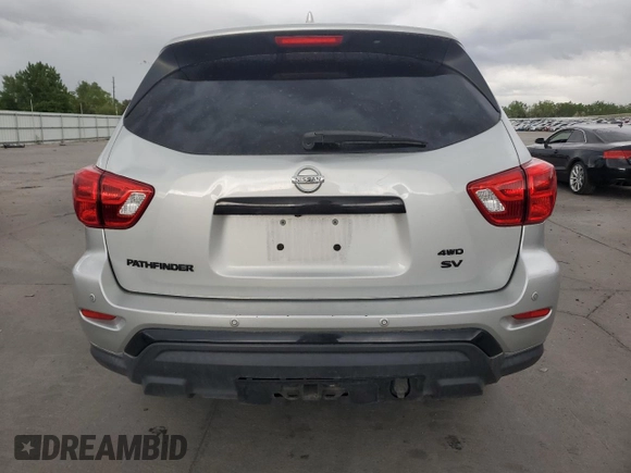 2019 Nissan Pathfinder SV with VIN 5N1DR2MM9KC615482, listed as a Copart auction lot 56907975 with Not provided miles and Salvage title. Bid and sale history available at DreamBid. Image 6.