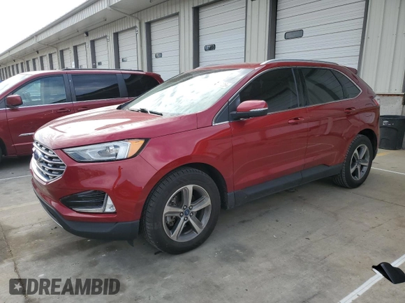2019 Ford Edge SEL z VIN 2FMPK3J93KBC70523, wystawiony jako Copart lot #53424725 z przebiegiem 71 472 mil mil oraz Szkoda całkowita • Salvage title. Historia ofert i sprzedaży dostępna na DreamBid. Obrazek 1.