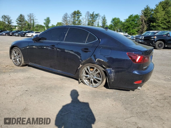 2008 Lexus IS 350 with VIN JTHBE262X85017724, listed as a Copart auction lot 57172125 with 144,018 mi miles and Salvage title. Bid and sale history available at DreamBid. Image 2.