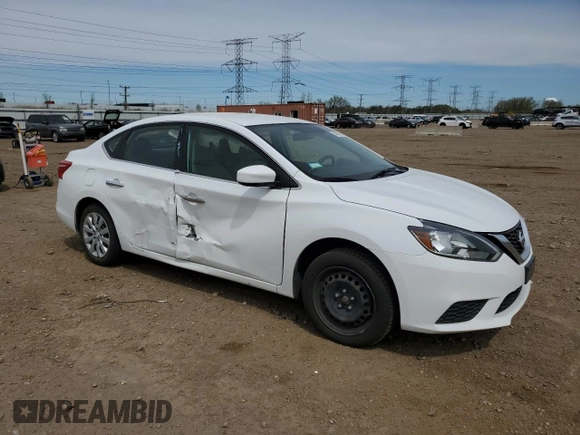 2017 Nissan Sentra S with VIN 3N1AB7AP7HY212742, listed as a Copart auction lot 54437495 with 63,438 mi miles and Salvage title. Bid and sale history available at DreamBid. Image 4.
