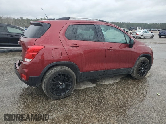 2022 Chevrolet Trax LT with VIN KL7CJLSM1NB505324, listed as a Copart auction lot 45514875 with 16,030 mi miles and Salvage Title. Bid and sale history available at carsss.com. Image 3.