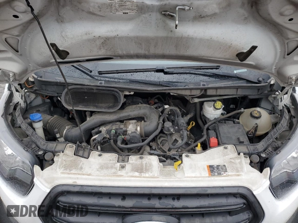 2020 Ford Transit Cargo with VIN 1FTBR1C82LKB77213, listed as a Copart auction lot 51587245 with 189,666 mi miles and Salvage title. Bid and sale history available at DreamBid. Image 12.