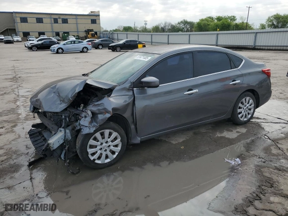 2019 Nissan Sentra S with VIN 3N1AB7AP2KY227429, listed as a Copart auction lot 51471405 with 0 mi miles and Salvage Title. Bid and sale history available at carsss.com. Image 1.