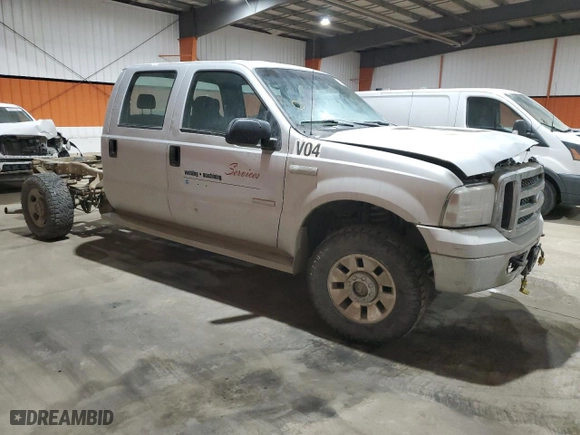 2006 Ford Super Duty F-350 SRW XL with VIN 1FTWW31P96EB59746, listed as a Copart auction lot 46270445 with 0 mi miles and Salvage Title. Bid and sale history available at carsss.com. Image 4.