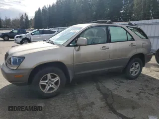 1999 Lexus RX 300 Luxury SUV with VIN JT6HF10U2X0054721, listed as a Copart auction lot 49126935 with 262,419 mi miles and Clean Title. Bid and sale history available at carsss.com. Image 1.