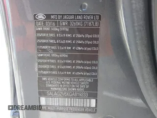 2016 Land Rover LR4 HSE с VIN SALAG2V6XGA819233, выставлен на аукционе IAAI как лот 42385462 с пробегом 90 548 миль миль и . История ставок и продаж доступна на DreamBid. Изображение 9.