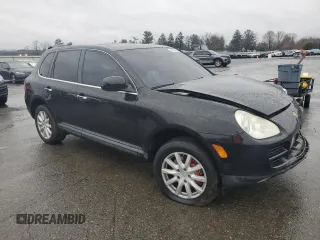 2004 Porsche Cayenne S with VIN WP1AB29P94LA76121, listed as a Copart auction lot 84405034 with 0 mi miles and Salvage Title. Bid and sale history available at carsss.com. Image 4.