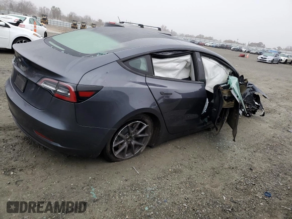2023 Tesla Model 3 with VIN 5YJ3E1EA4PF426968, listed as a Copart auction lot 85933574 with Not Provided miles and Salvage Title. Bid and sale history available at DreamBid. Image 3.