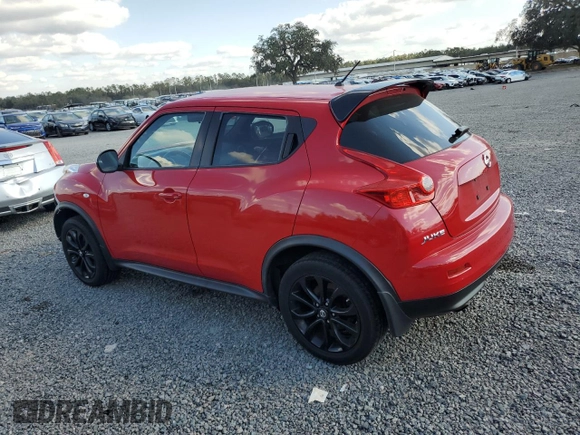 2014 Nissan Juke SV with VIN JN8AF5MV5ET481752, listed as a Copart auction lot 44205875 with 99,257 mi miles and Salvage title. Bid and sale history available at DreamBid. Image 2.