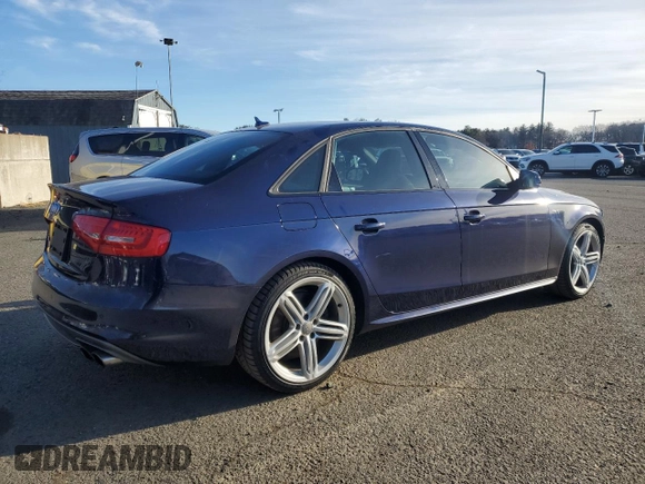2014 Audi S4 Premium Plus with VIN WAUDGAFL2EA137976, listed as a Copart auction lot 88178545 with 118,180 mi miles and Salvage Title. Bid and sale history available at carsss.com. Image 3.
