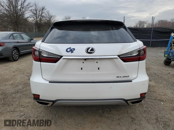2020 Lexus RX with VIN 2T2HZMDA3LC221455, listed as a Copart auction lot 50994835 with 41,324 mi miles and Salvage Title. Bid and sale history available at carsss.com. Image 6.
