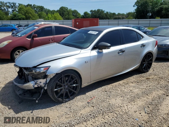 2016 Lexus IS 300/350 with VIN JTHCM1D20G5004211, listed as a Copart auction lot 64591185 with 51,202 mi miles and Salvage title. Bid and sale history available at DreamBid. Image 1.