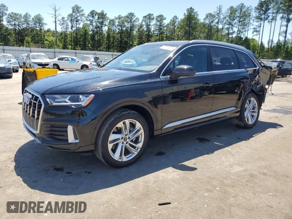 2023 Audi Q7 Premium с VIN WA1ACBF79PD012740, выставлен на аукционе Copart как лот 57715225 с пробегом 37 415 миль миль и Списание • Salvage title. История ставок и продаж доступна на DreamBid. Изображение 1.