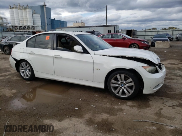 2006 BMW 3 Series 325i with VIN WBAVB13566PT03083, listed as a Copart auction lot 51169855 with Not Provided miles and Non Repairable. Bid and sale history available at DreamBid. Image 4.