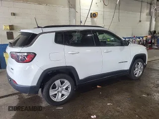 2022 Jeep Compass Latitude with VIN 3C4NJDBB3NT205928, listed as a IAAI auction lot 42832409 with 22,634 mi miles and . Bid and sale history available at DreamBid. Image 20.