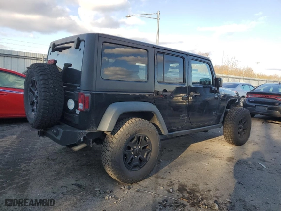 2015 Jeep Wrangler Unlimited Sport with VIN 1C4BJWDG0FL511893, listed as a Copart auction lot 81577784 with 116,042 mi miles and Salvage Title. Bid and sale history available at carsss.com. Image 3.