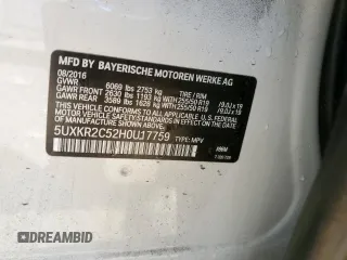 2017 BMW X5 sDrive35i z VIN 5UXKR2C52H0U17759, wystawiony jako Copart lot #58321955 z przebiegiem 92 938 mil mil oraz Szkoda całkowita • Salvage title. Historia ofert i sprzedaży dostępna na DreamBid. Obrazek 14.