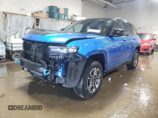 2022 Jeep Grand Cherokee Trailhawk with VIN 1C4RJYC61N8761647, listed as a Copart auction lot 46603635 with Not provided miles and Salvage title. Bid and sale history available at DreamBid. Image 1.
