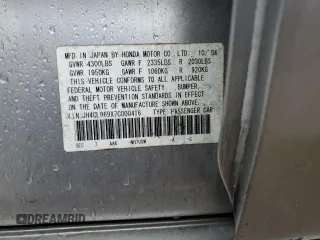 2007 Acura TSX Navi с VIN JH4CL969X7C000416, выставлен на аукционе Copart как лот 59038745 с пробегом 106 749 миль миль и Списание • Salvage title. История ставок и продаж доступна на DreamBid. Изображение 12.