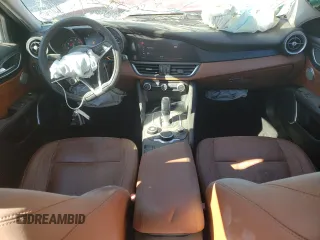 2019 Alfa Romeo Giulia Sport with VIN ZARFAMAN2K7612385, listed as a Copart auction lot 81651414 with 28,954 mi miles and Salvage Title. Bid and sale history available at carsss.com. Image 8.