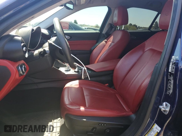 2019 Alfa Romeo Giulia с VIN ZARFAMAN3K7600293, выставлен на аукционе Copart как лот 59115595 с пробегом 66 261 миль миль и Списание • Salvage title. История ставок и продаж доступна на DreamBid. Изображение 7.