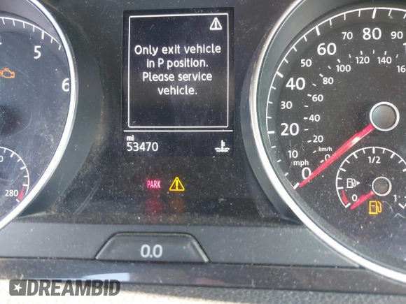 2019 Volkswagen Golf SportWagen S with VIN 3VWY57AU1KM507386, listed as a IAAI auction lot 41310938 with 53,470 mi miles. Bid and sale history available at carsss.com. Image 16.