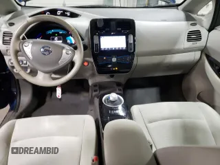 2016 Nissan LEAF S with VIN 1N4BZ0CP5GC308626, listed as a Copart auction lot 42102433 with 65,657 mi miles. Bid and sale history available at carsss.com. Image 8.