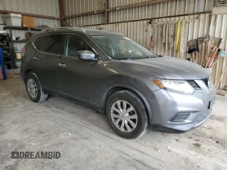 2016 Nissan Rogue S with VIN KNMAT2MT9GP661720, listed as a Copart auction lot 53524675 with 93,111 mi miles and Salvage Title. Bid and sale history available at DreamBid. Image 4.