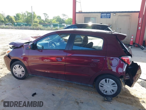 2024 Mitsubishi Mirage ES with VIN ML32AUHJ2RH037790, listed as a IAAI auction lot 42376713 with 3,542 mi miles and . Bid and sale history available at DreamBid. Image 14.