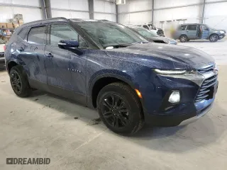 2022 Chevrolet Blazer LT with VIN 3GNKBHR47NS201764, listed as a Copart auction lot 82762934 with 27,798 mi miles and Salvage Title. Bid and sale history available at carsss.com. Image 4.