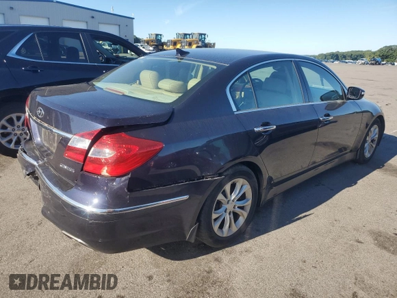 2013 Hyundai Genesis 3.8L with VIN KMHGC4DD6DU228895, listed as a Copart auction lot 69304804 with 127,390 mi miles and Clean Title. Bid and sale history available at carsss.com. Image 3.
