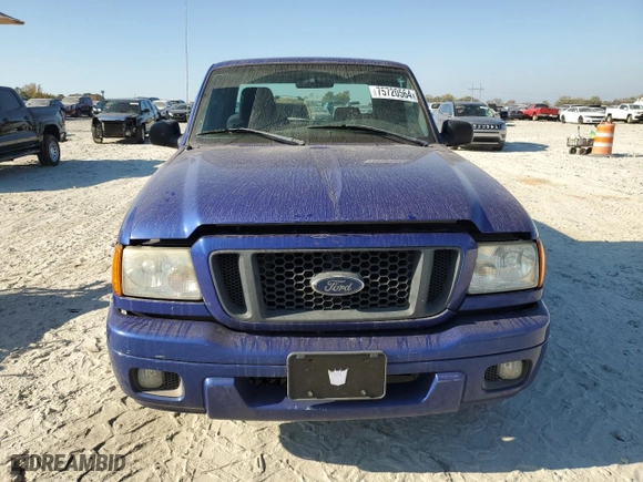 2004 Ford Ranger Edge with VIN 1FTYR14E64PB29345, listed as a Copart auction lot 75720564 with 260,475 mi miles and Salvage Title. Bid and sale history available at carsss.com. Image 5.