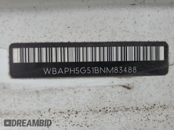 2011 BMW 3 Series 328i with VIN WBAPH5G51BNM83488, listed as a Copart auction lot 50737805 with Not Provided miles and Non Repairable. Bid and sale history available at carsss.com. Image 13.