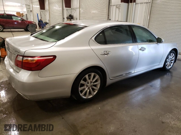 2010 Lexus LS 460 L with VIN JTHDL5EF4A5001206, listed as a Copart auction lot 43174595 with 160,205 mi miles and Clean title. Bid and sale history available at DreamBid. Image 3.