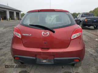 2014 Mazda 2 Sport with VIN JM1DE1KZ5E0182256, listed as a Copart auction lot 71729814 with Not Provided miles and Salvage Title. Bid and sale history available at carsss.com. Image 6.