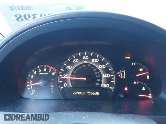 2009 Honda Odyssey EX-L with VIN 5FNRL38799B404379, listed as a IAAI auction lot 41990398 with 224,859 mi miles and . Bid and sale history available at DreamBid. Image 7.