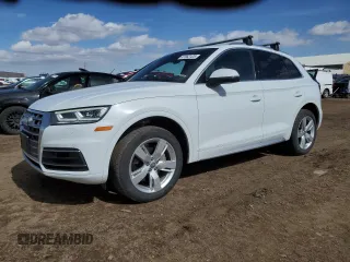 2019 Audi Q5 Premium Plus with VIN WA1BNAFY5K2044431, listed as a Copart auction lot 47662125 with 44,516 mi miles and Salvage Title. Bid and sale history available at carsss.com. Image 1.