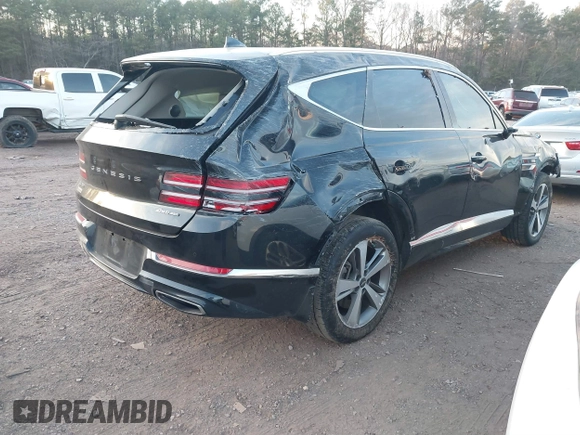 2021 Genesis GV80 with VIN KMUHCESC7MU063042, listed as a IAAI auction lot 41236516 with 40,535 mi miles and . Bid and sale history available at DreamBid. Image 4.
