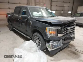 2021 Ford F-150 XL with VIN 1FTEW1EP3MFC77745, listed as a IAAI auction lot 41504651 with 24,710 mi miles. Bid and sale history available at carsss.com. Image 1.