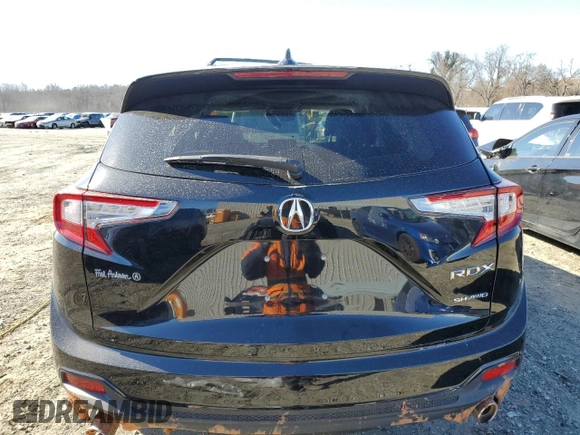 2021 Acura RDX w/Technology Package with VIN 5J8TC2H5XML043265, listed as a Copart auction lot 88505595 with 40,938 mi miles and Salvage Title. Bid and sale history available at carsss.com. Image 6.