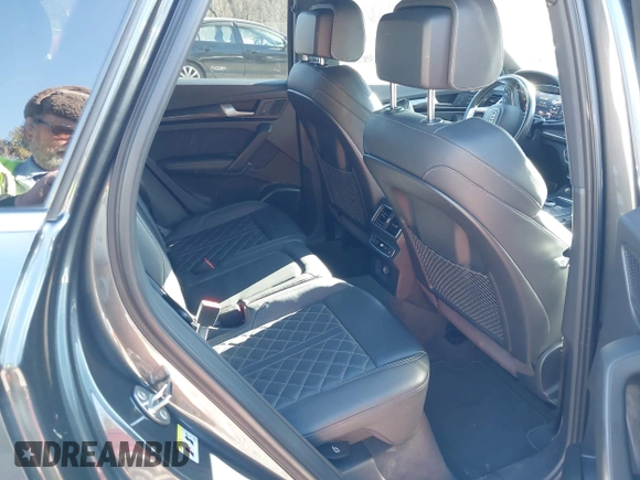 2018 Audi SQ5 with VIN WA1A4BFY6J2023333, listed as a IAAI auction lot 41645265 with 59,816 mi miles and . Bid and sale history available at DreamBid. Image 8.