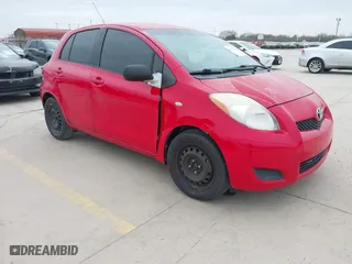 2009 Toyota Yaris with VIN JTDKT903295244022, listed as a IAAI auction lot 41615570 with 165,964 mi miles. Bid and sale history available at carsss.com. Image 1.