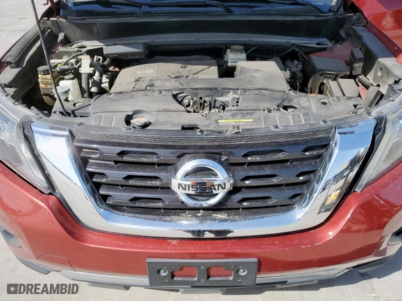 2017 Nissan Pathfinder S with VIN 5N1DR2MN3HC626222, listed as a Copart auction lot 49747885 with 176,183 mi miles and Clean Title. Bid and sale history available at carsss.com. Image 11.