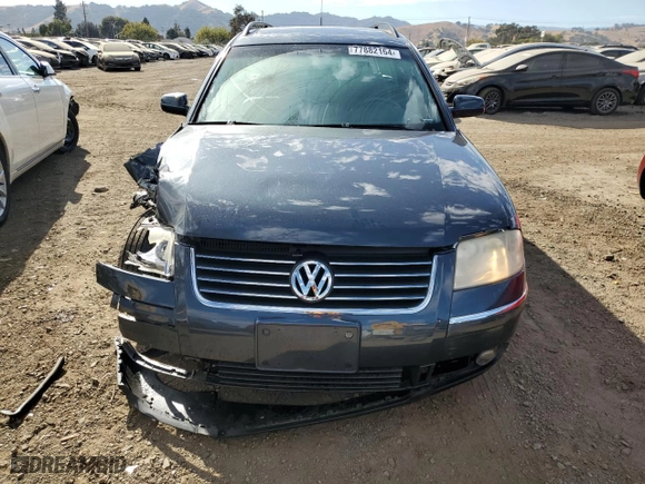2003 Volkswagen Passat GLX with VIN WVWYH63B63E081430, listed as a Copart auction lot 77882164 with 80,614 mi miles and Salvage Title. Bid and sale history available at carsss.com. Image 5.