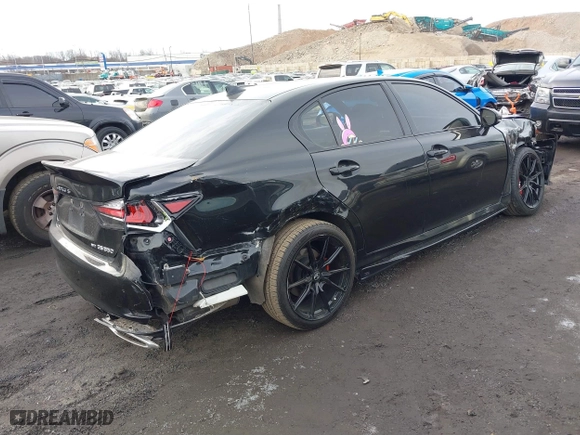 2018 Lexus GS with VIN JTHCZ1BL9JA007541, listed as a IAAI auction lot 41483940 with 58,180 mi miles. Bid and sale history available at carsss.com. Image 4.